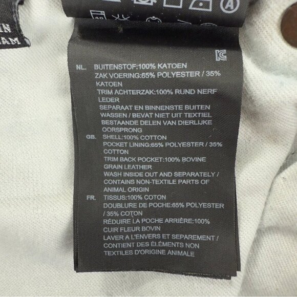 G-Star Men's Sz 42x31 Attacc Low Straight Leg Jeans Button Fly Dark Indigo Blue - Picture 14 of 14